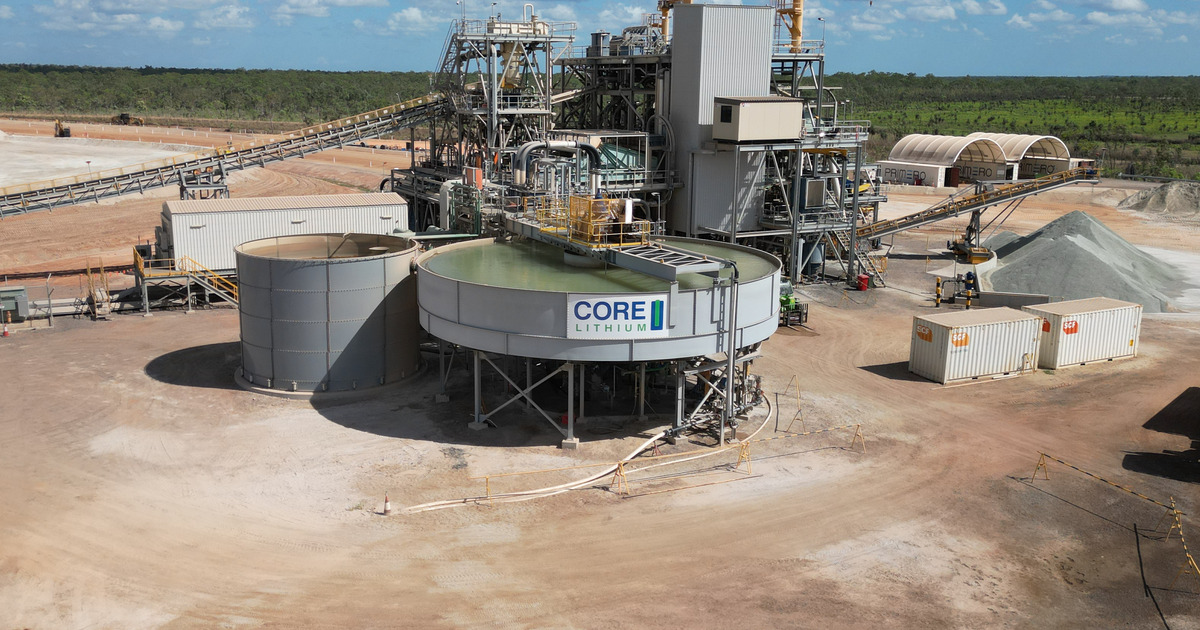 Core Lithium produces first concentrate from restarted Finniss plant