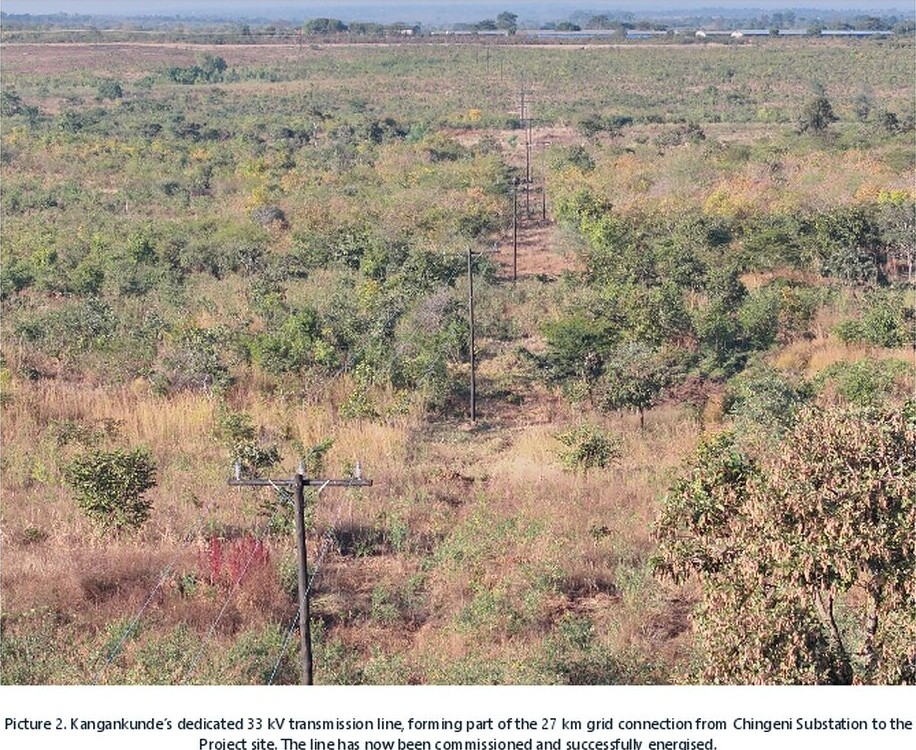 Lindian says Kangankunde grid power energised