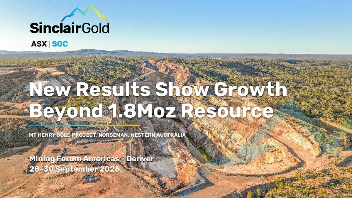 Sinclair Gold outlines 1.8Moz Mt Henry resource and ongoing drilling
