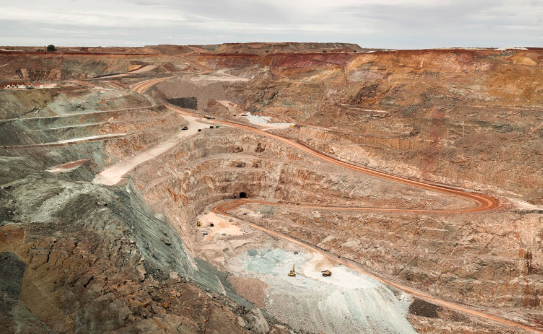 open pit mine