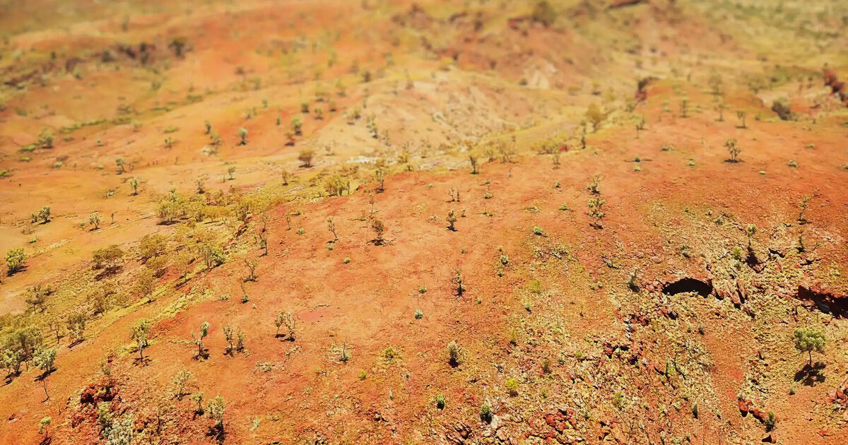 Pilbara iron-ore landscape associated with Arrow Minerals' acquisition